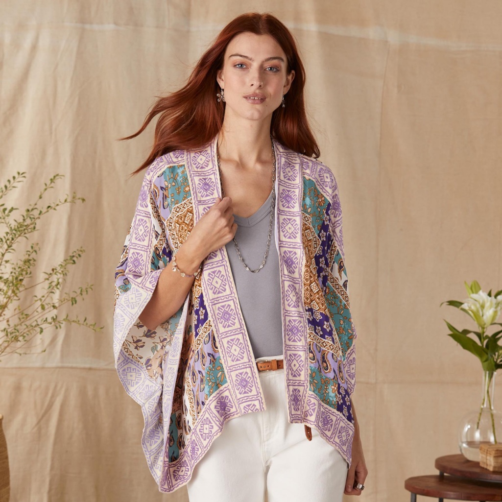 Sundance Patchwork Kimono